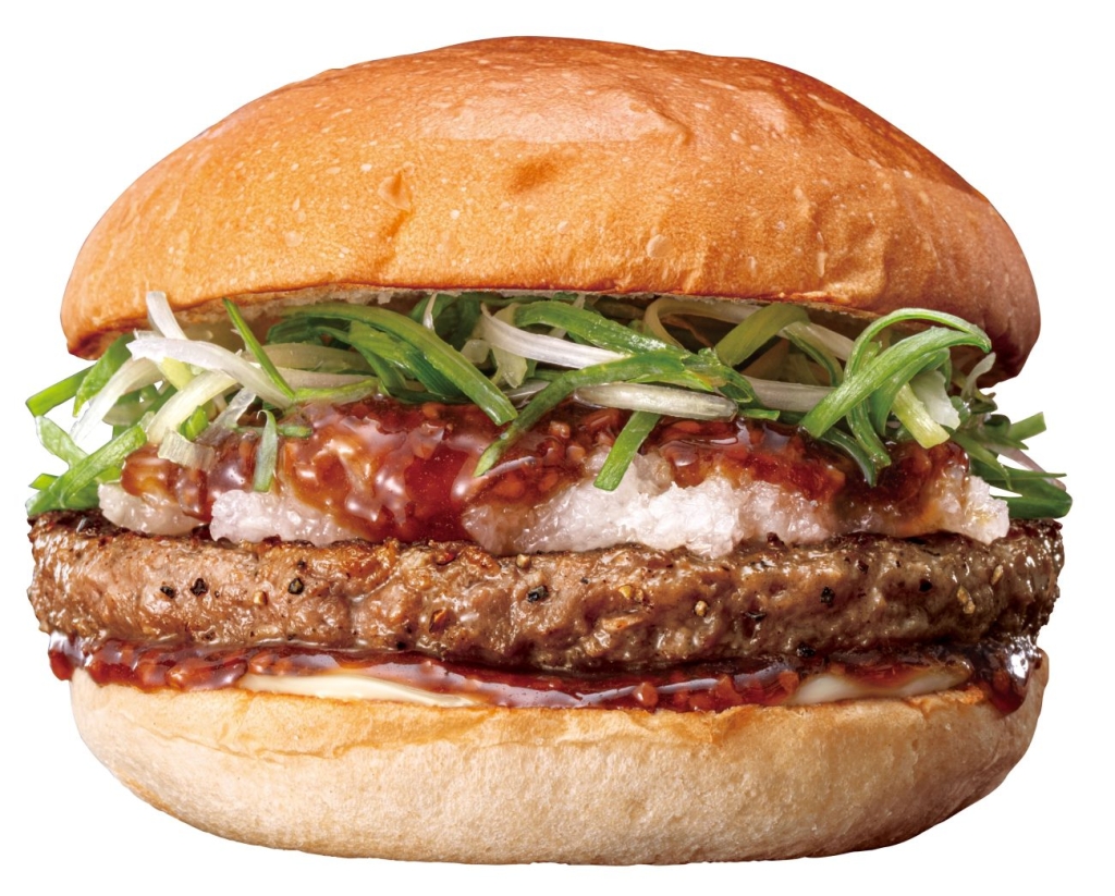 にんにく醤油おろしビーフバーガー