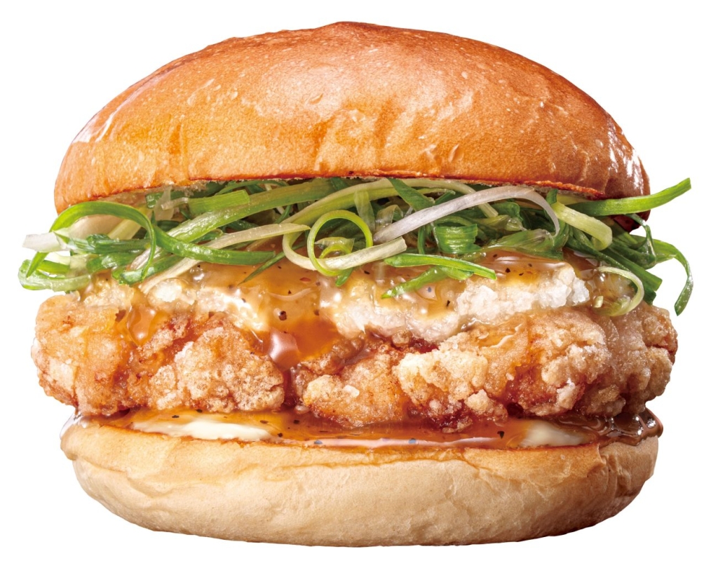 瀬戸内レモンねぎ塩おろしチキンバーガー