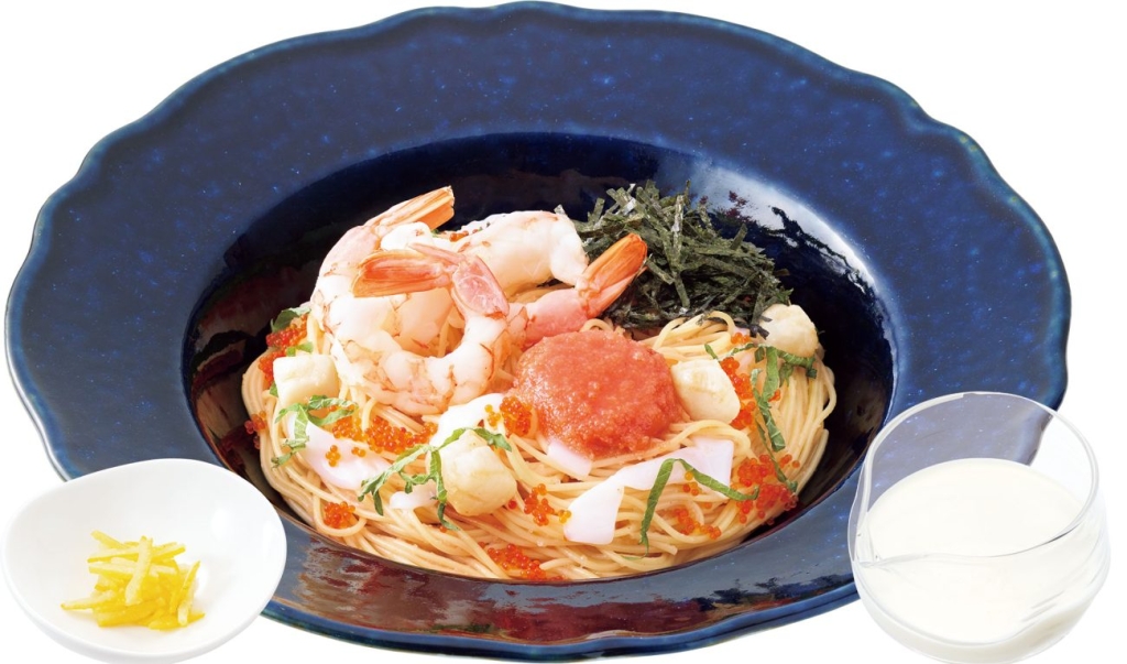 ◆“冷製カッペリーニ”赤エビの明太子～クリームスープ～(税込1,419円)