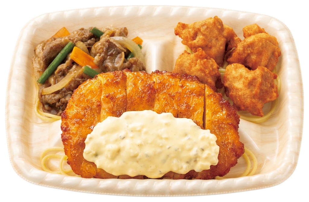 ほっともっと「チキン南蛮シェア盛プレート」