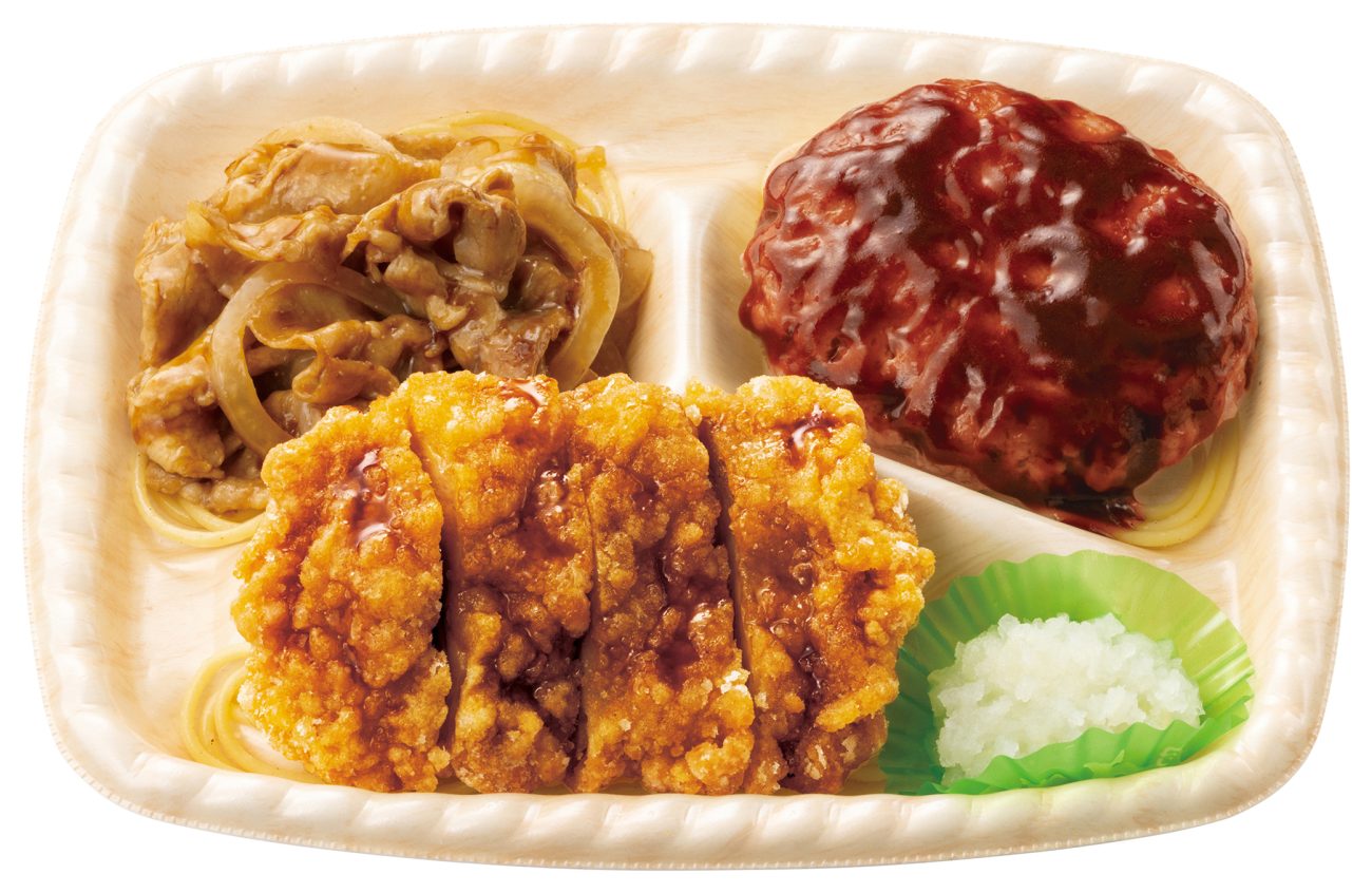 ほっともっと「チキン竜田シェア盛プレート」