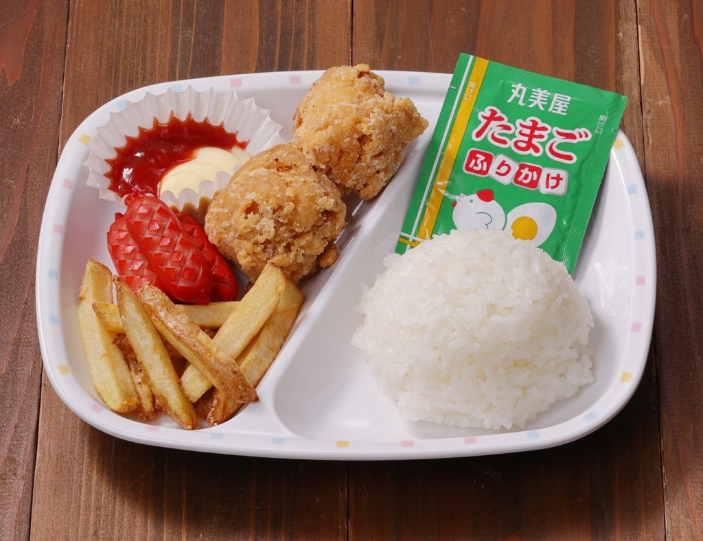 トリキのお子様プレートA（唐揚）