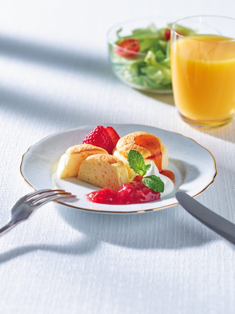 ふわしゅわプチスフレパンケーキ
