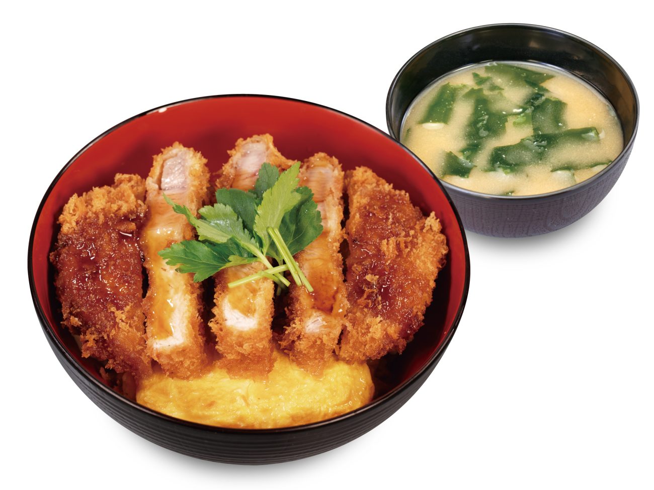 “超厚”リブロース and 玉子のタレかつ丼