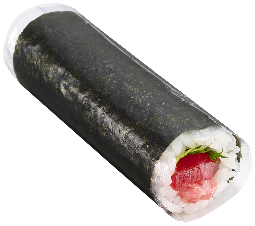 厳選 天然本鮪赤身とねぎとろ手巻