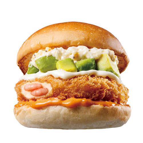 ハワイアンアボカドえびバーガー