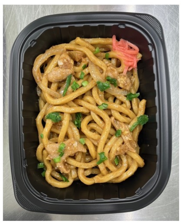 「牛ホルモン味噌焼きうどん」