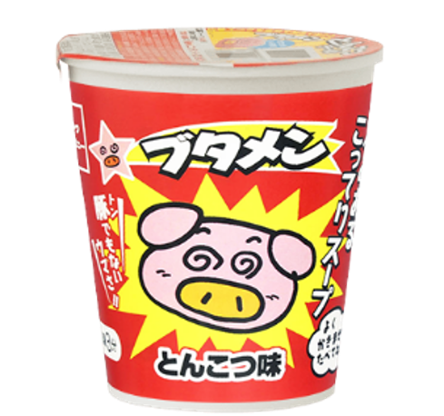 ロングセラー駄菓子「ブタメン」