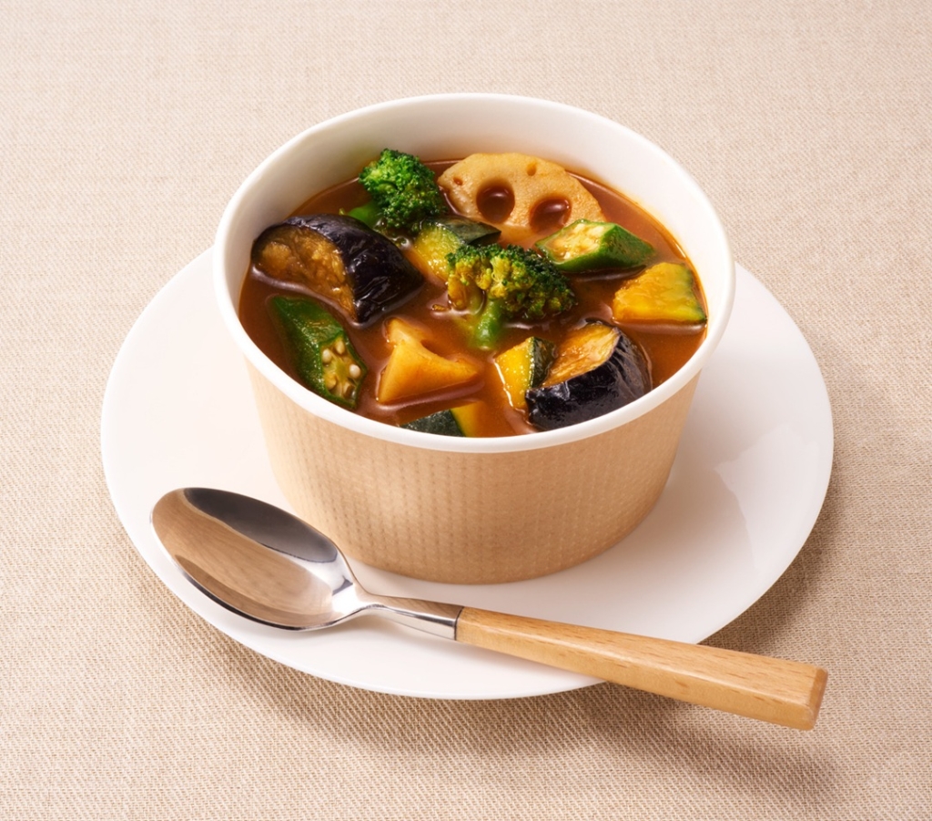 「雑穀ごはん たっぷり野菜のスープカレー」調理イメージ