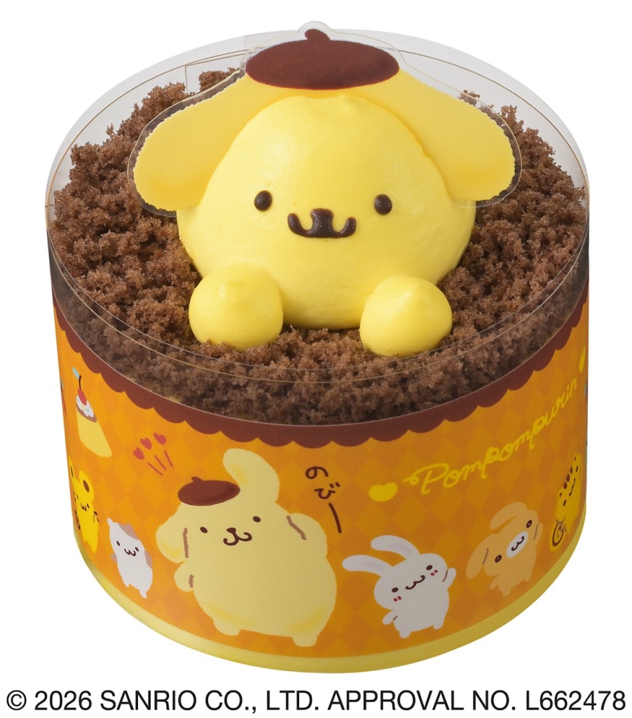 「ポムポムプリンのプリン風ケーキ」