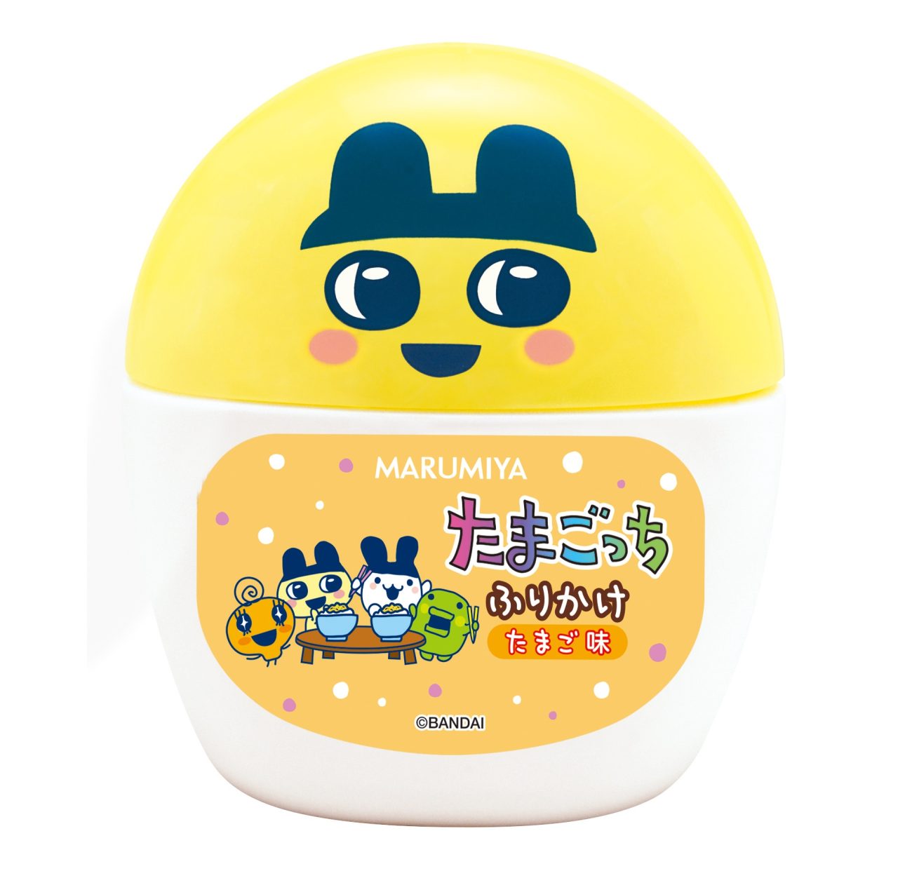 「期間限定 たまごっち ふりかけ容器入」を展開