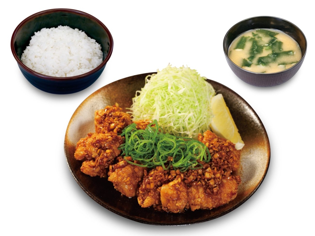 「油淋鶏定食(8個)」