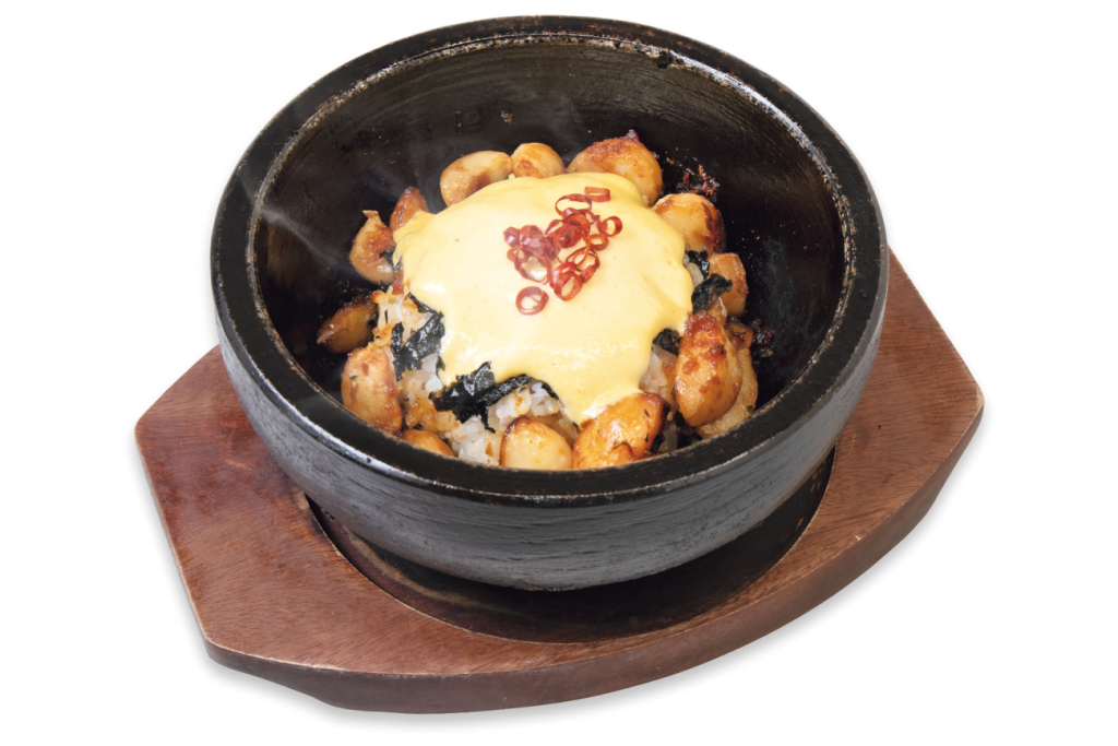 「石焼にんにくマヨめし」