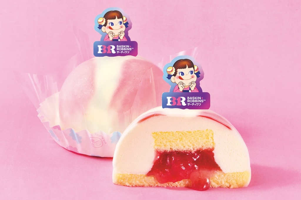 「サーティワン アイスクリーム監修 とろ～り苺ソースのミルキーショートケーキ」