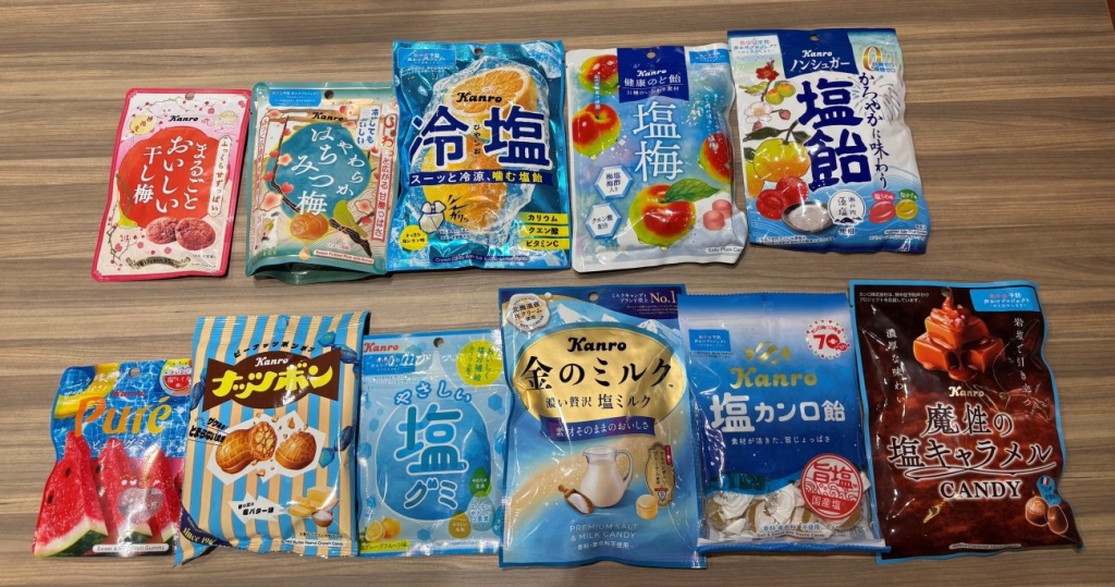 カンロは塩入りの飴やグミを大幅に拡充