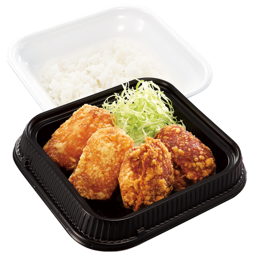 濃厚シャリアピンからあげの合盛り弁当