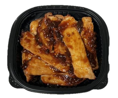 ぼたんこしょう入りピリ辛タレの炭火焼豚丼