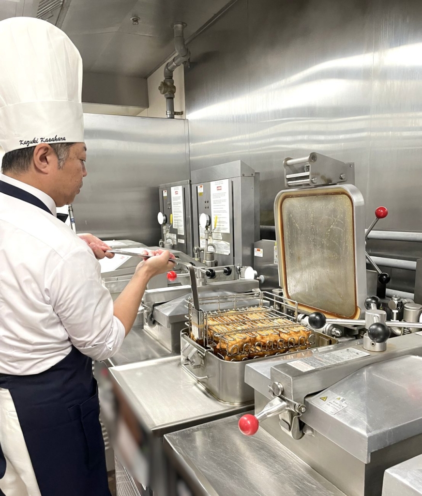 圧力鍋を使い最高185℃で約15分調理する