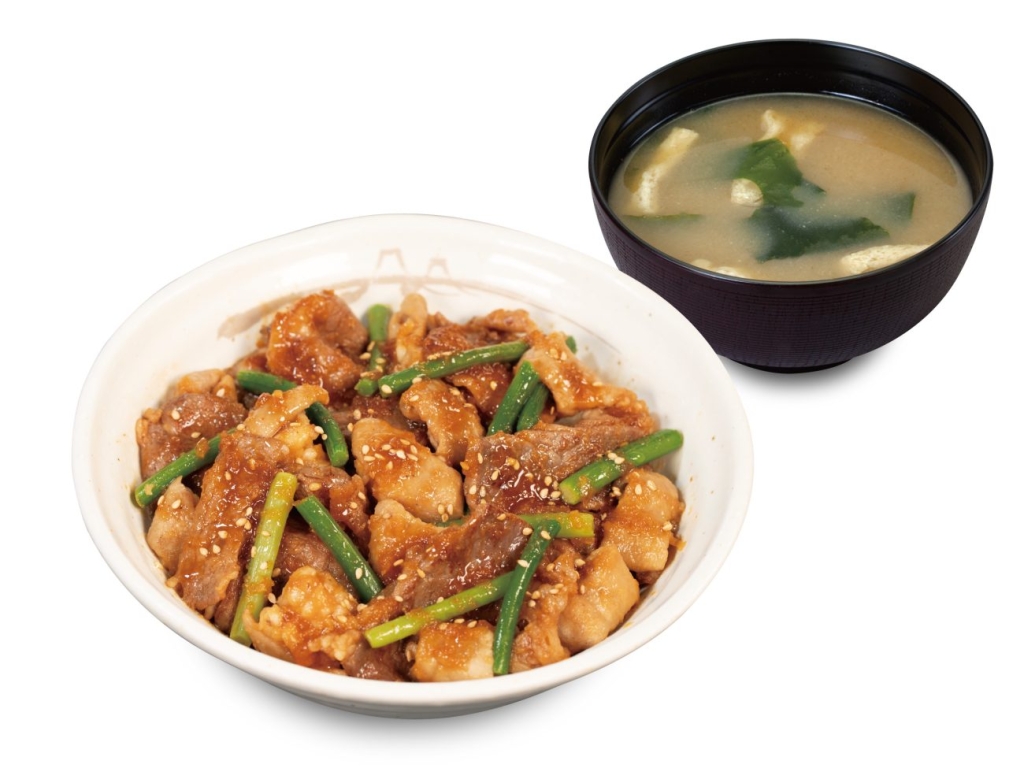 牛カルビホルモン丼　