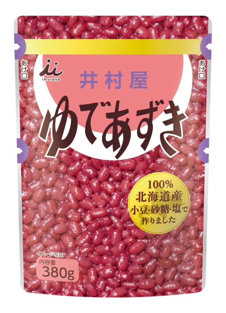 北海道パウチゆであずき380g