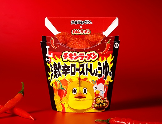 からあげクン チキンラーメン 激辛ローストしょうゆ味