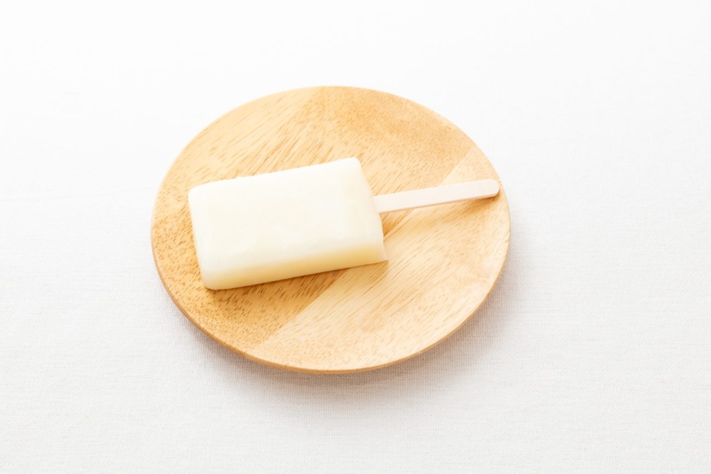 食べ進めるごとに味わいと食感が変化する2層構造