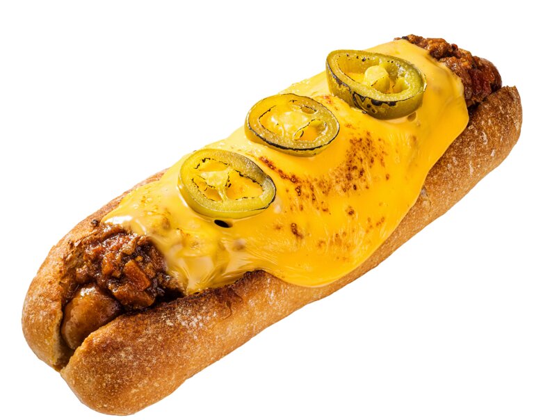 チリチーズドッグ 700円(税抜648円)