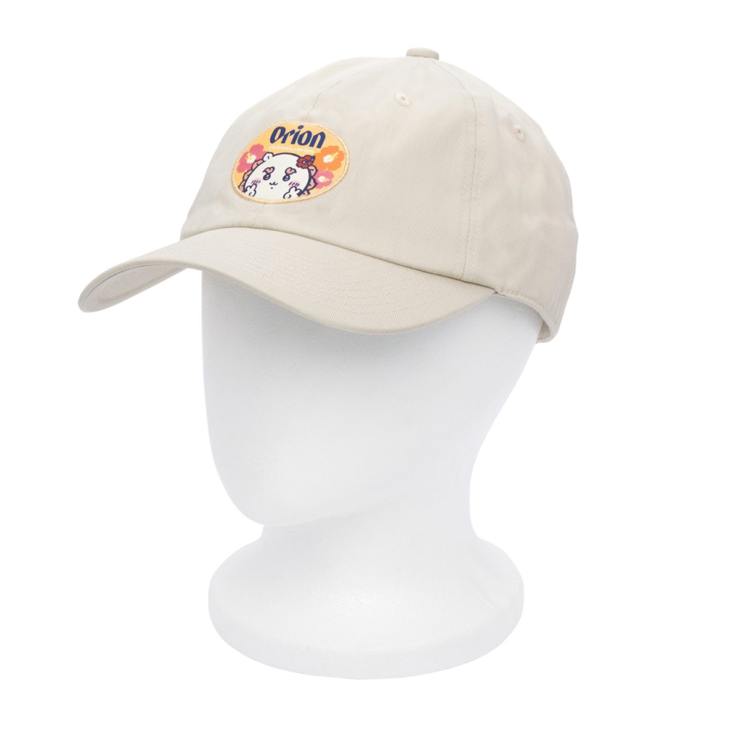 ちいかわ×オリオンビール シーサーのおみやげやさん キャップ (ベージュ) 前面