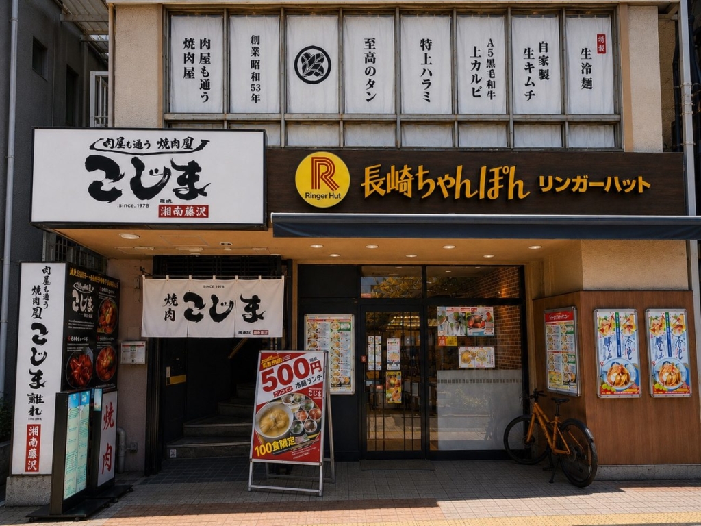 焼肉こじま湘南藤沢店の外観