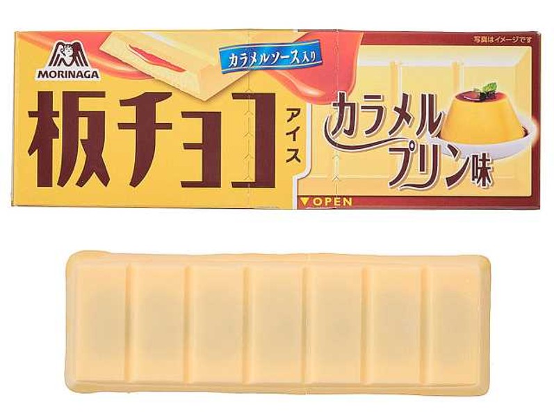 板チョコアイス カラメルプリン味