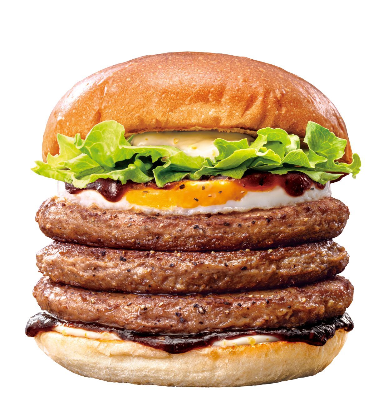トリプル絶品月見バーガー