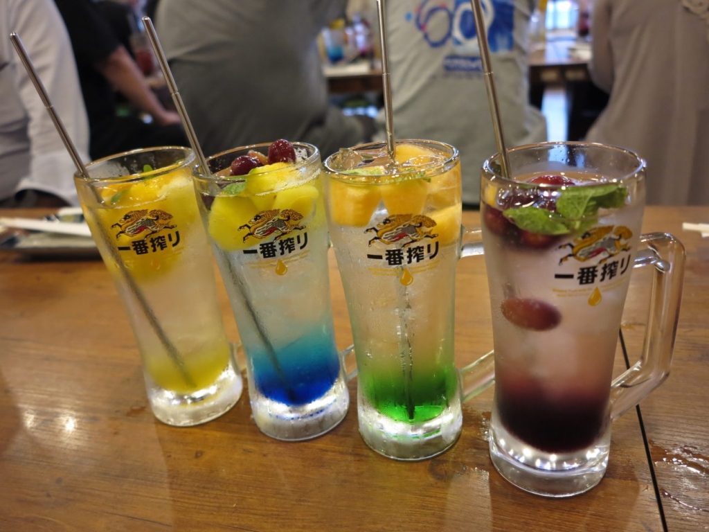 磯丸水産×海物語 コラボドリンク4種