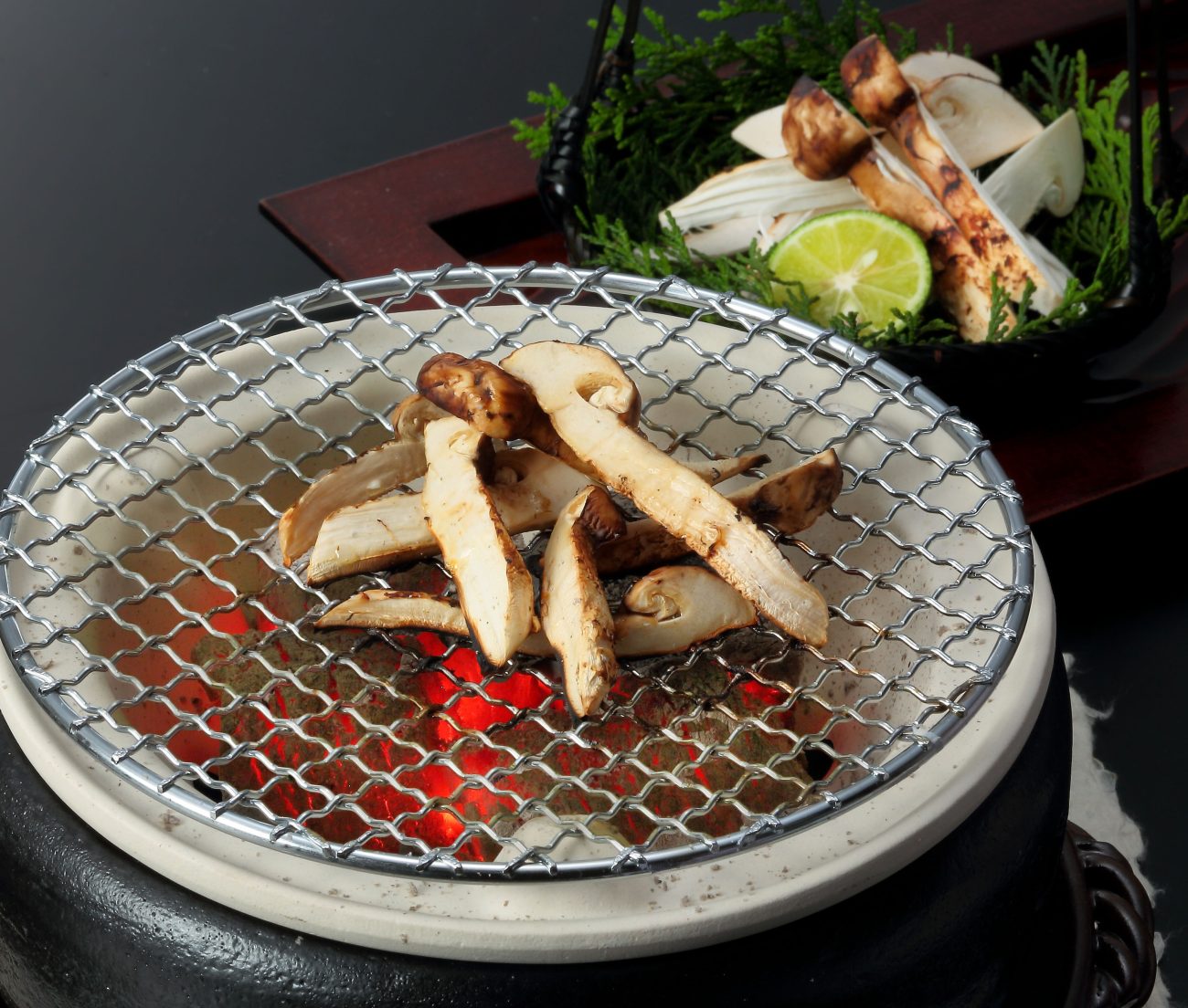 焼き松茸