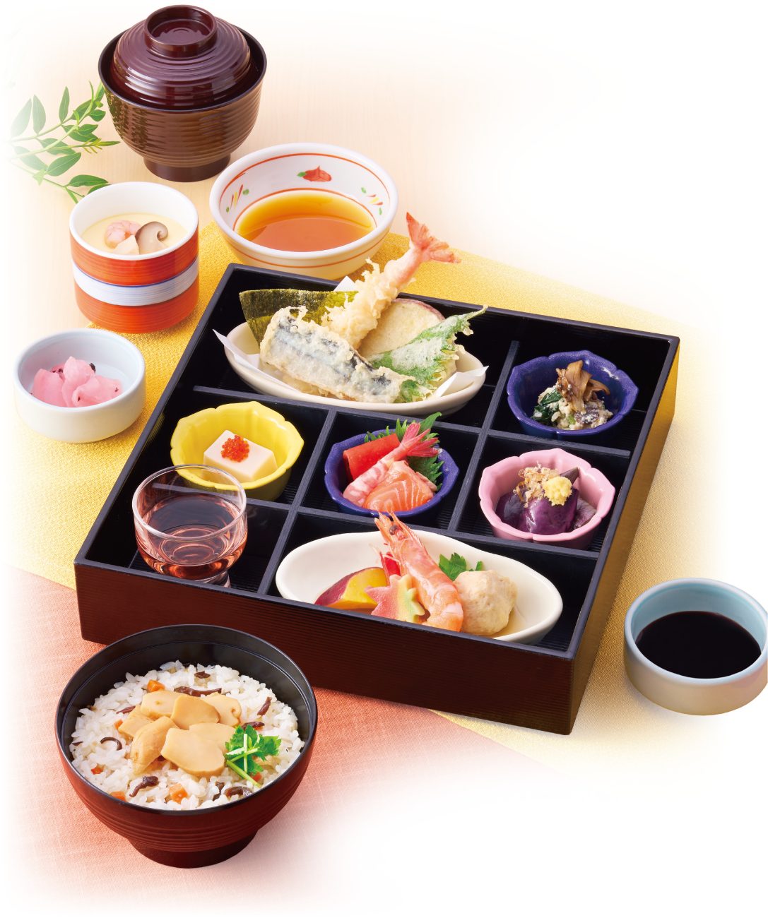 四季めぐり膳(松茸ごはん)　1,999円(税込2,198円)