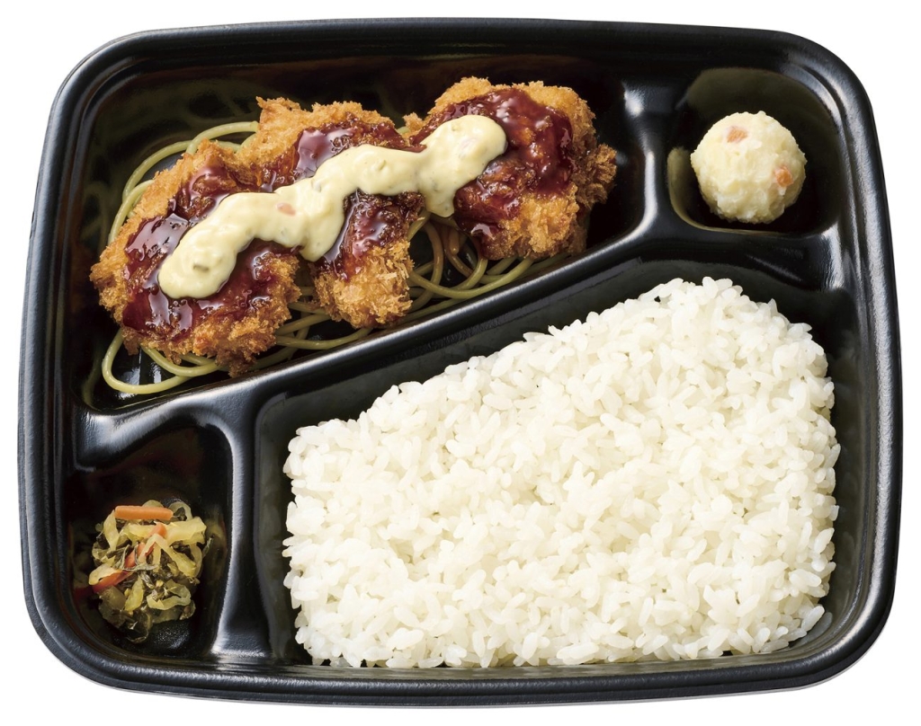 濃厚ソースとタルタルで味わう! 3コ入りとりかつタル弁当