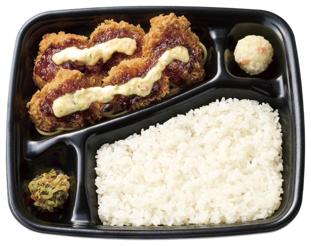 濃厚ソースとタルタルで味わう! 5コ入りとりかつタル弁当