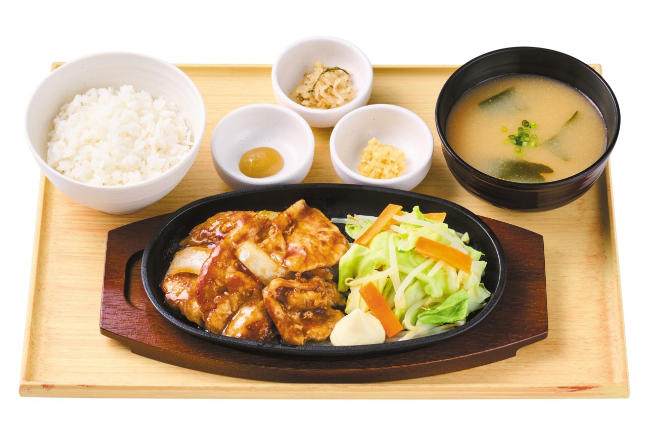 ～三元豚ロース～極みしょうが焼定食　1,190円