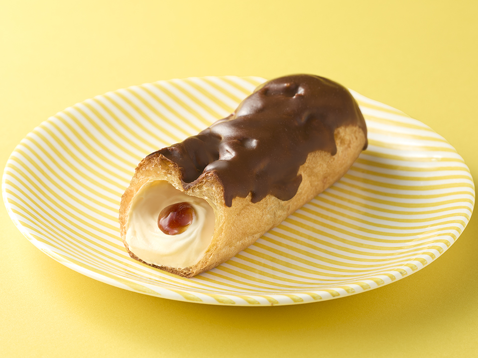 むちゃうまプリンのエクレア 断面