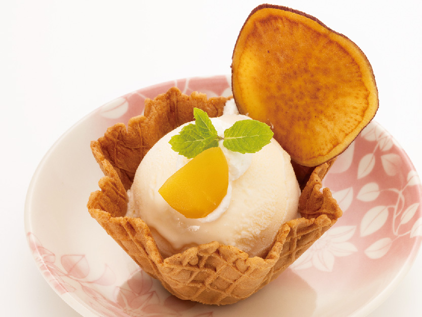 四万十栗のアイス 495円