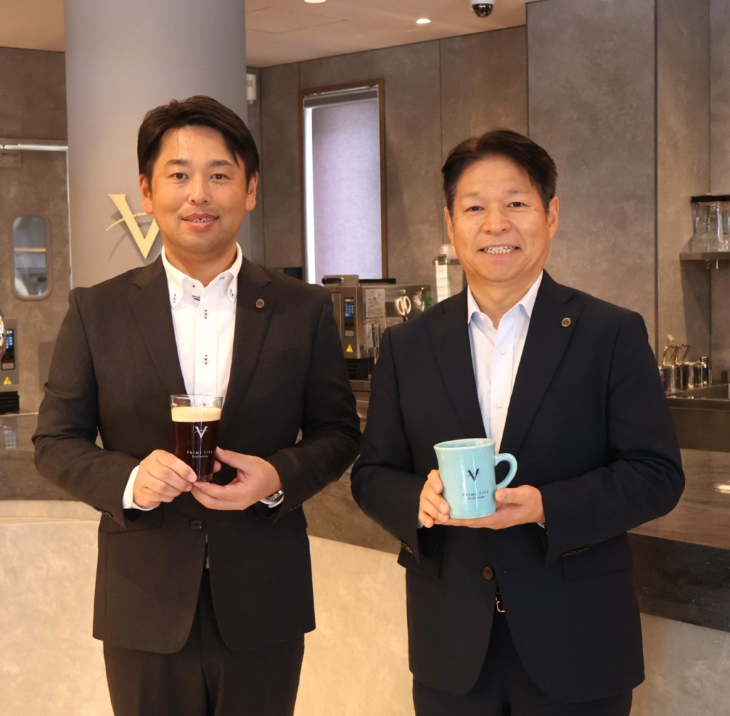 タリーズコーヒー 内山社長・若林部長