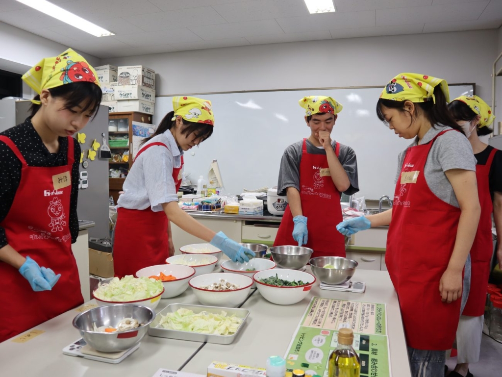 1人当たり約150g~200g分の野菜を選んだ