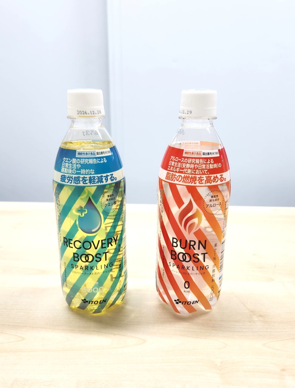 伊藤園　「BURN BOOST SPARKLING」、同「RECOVERY BOOST SPARKLING」発売