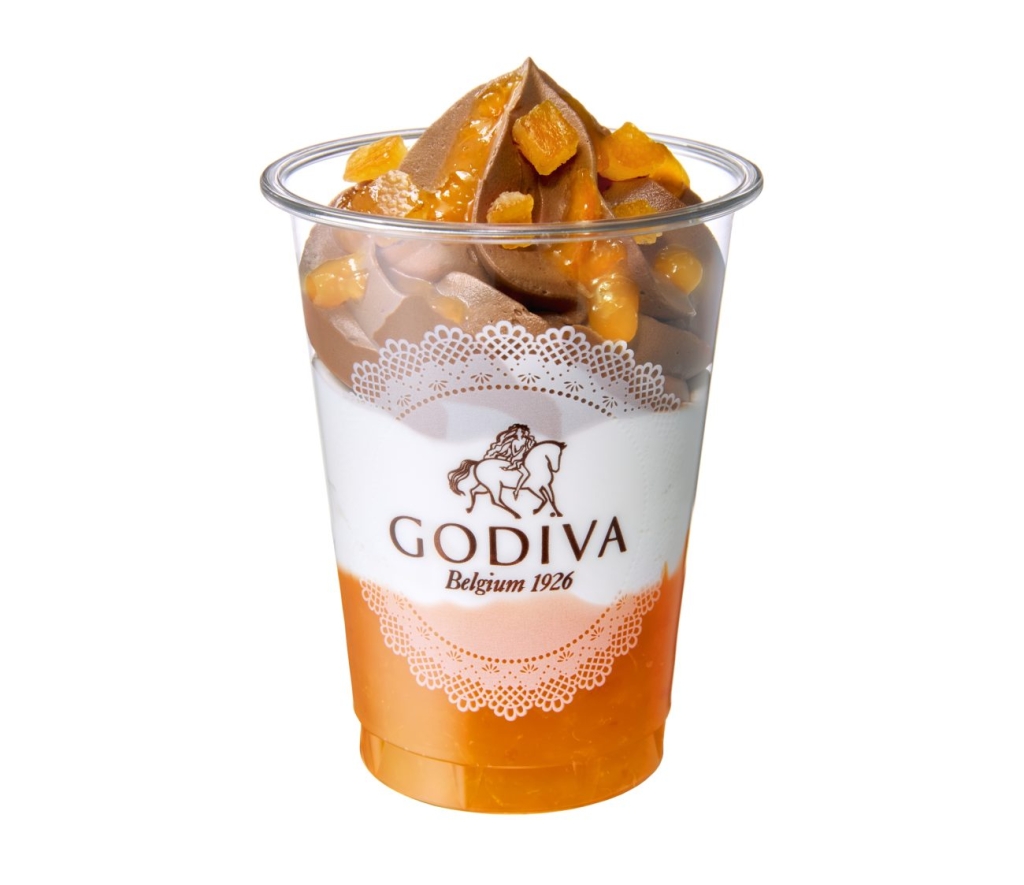 「ダークチョコレート せとか オランジェ ソフトクリーム」