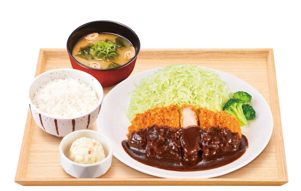 「熟成ロースデミかつ定食」