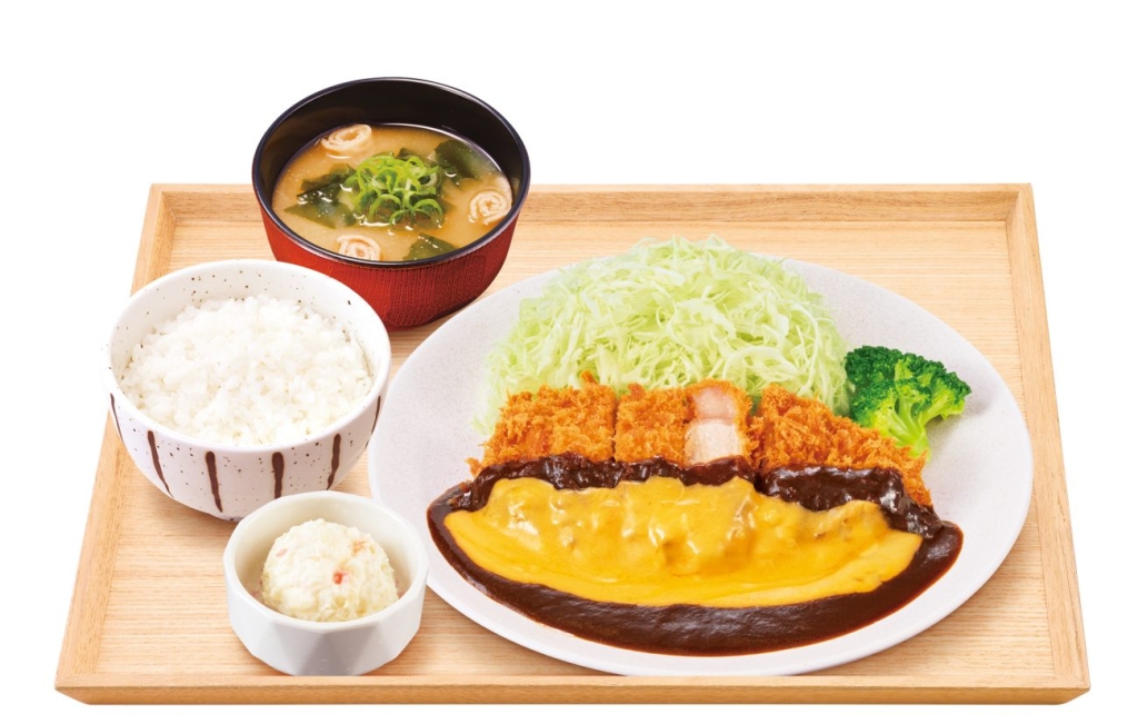 「熟成ロースデミチーズかつ定食」