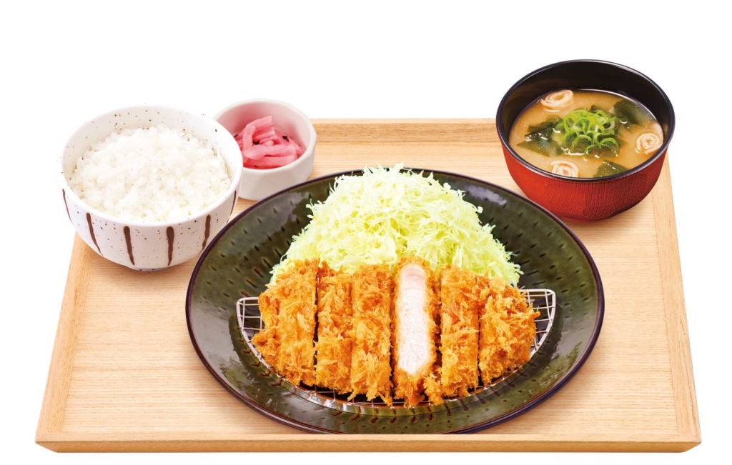 定番の「熟成ロースかつ定食」