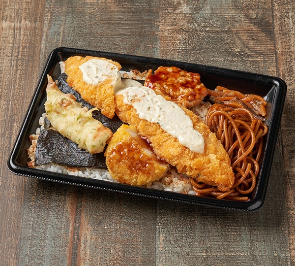 「タルタル白身フライの海苔弁当(白身フライの個数1.5倍)」