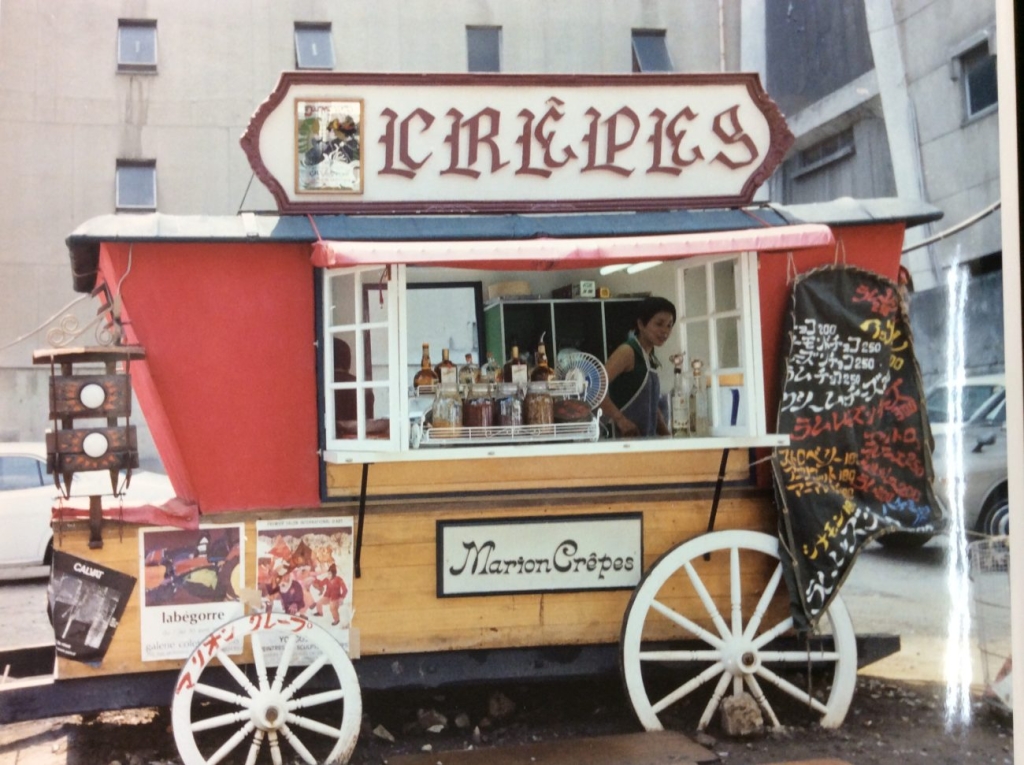 1976年、「マリオンクレープ」渋谷公園通り店 1号店