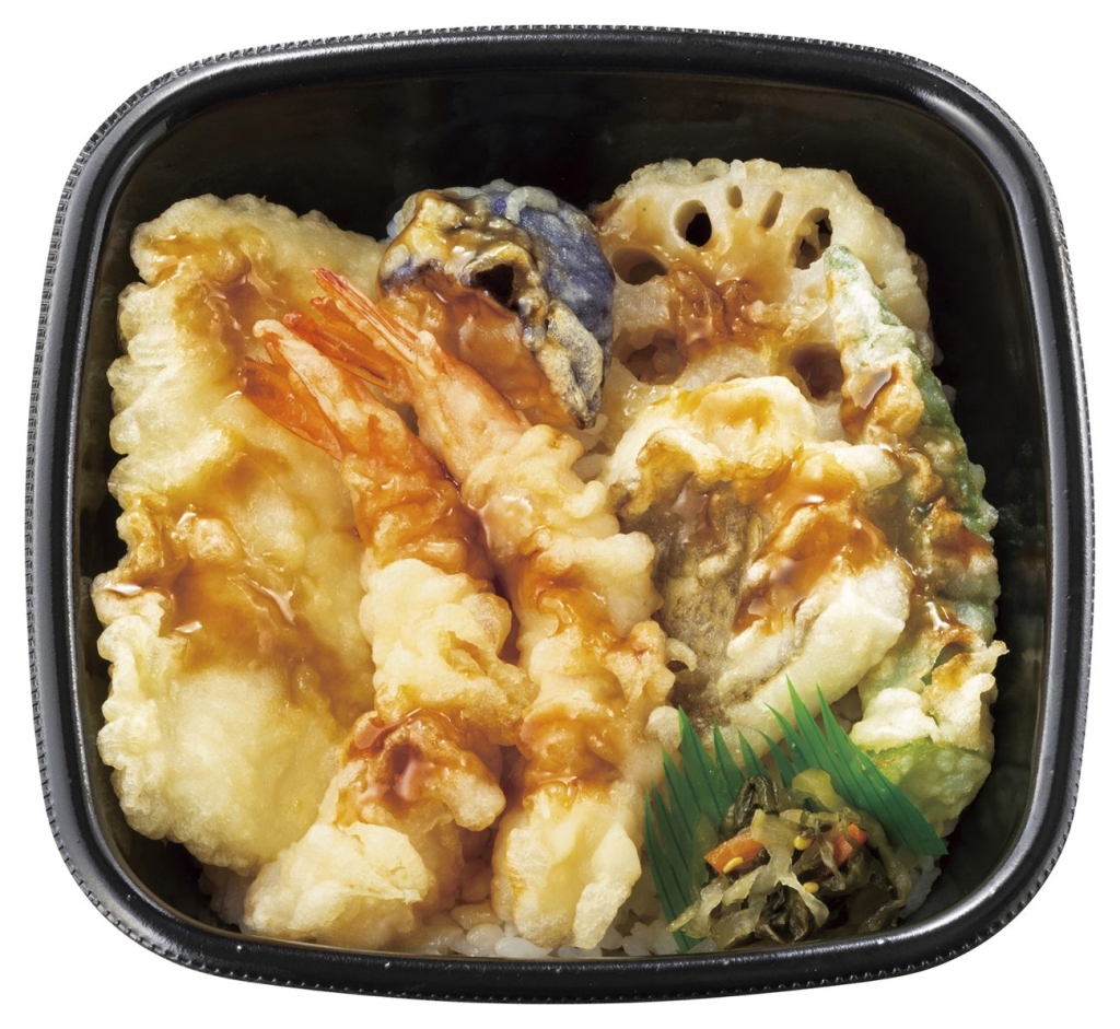 「海鮮天丼」