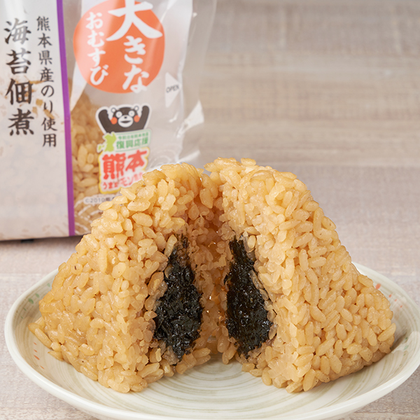 「大きなおむすび 海苔佃煮」